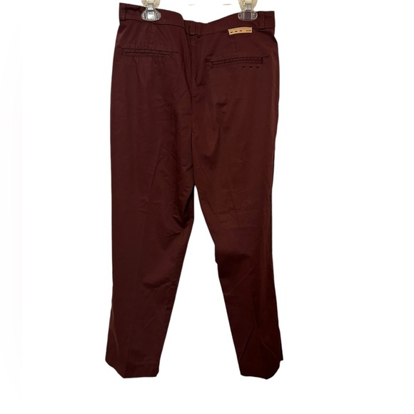 Alysi Bordeaux Pants size 26 in burgundy Made in Italy - Picture 4 of 11